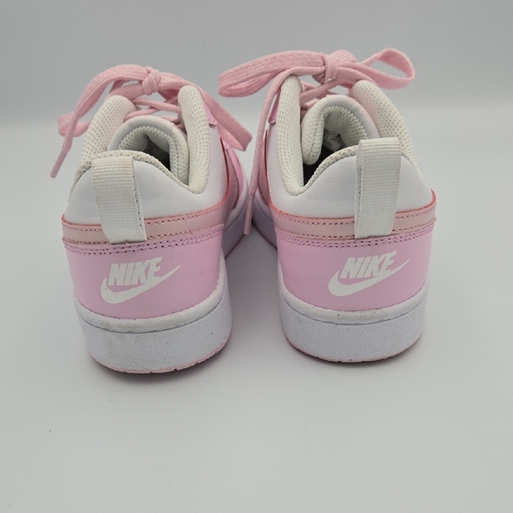 Nike Girls Court Borough Low Top Recraft, Pink And‎ White Sneakers, Size 6.5Y - Picture 5 of 11